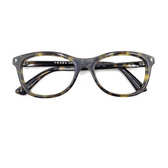 Prada VPR 2AU-1O1 Tortoise Brown Eyeglasses Frames 53-17 140 Italy Designer - Picture 12 of 12
